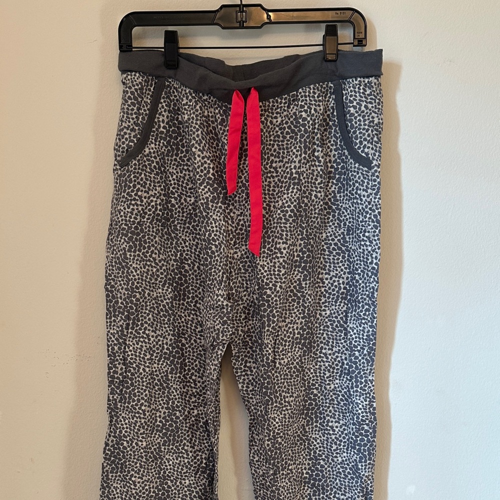 Victoria's Secret Gray Leopard Lounge Pants
